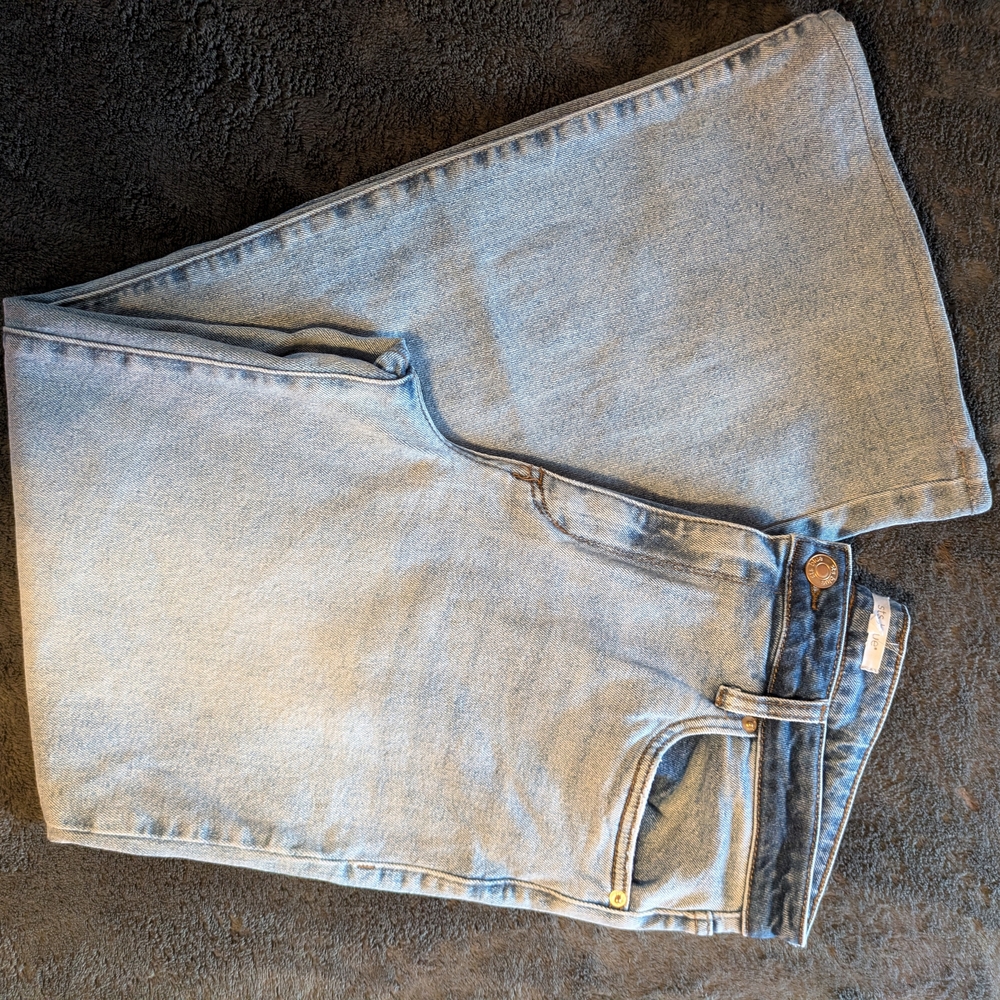 STS Blue Light Wash Wide-Leg Jeans